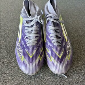 adidas Purple and Yellow Athletic Shoes